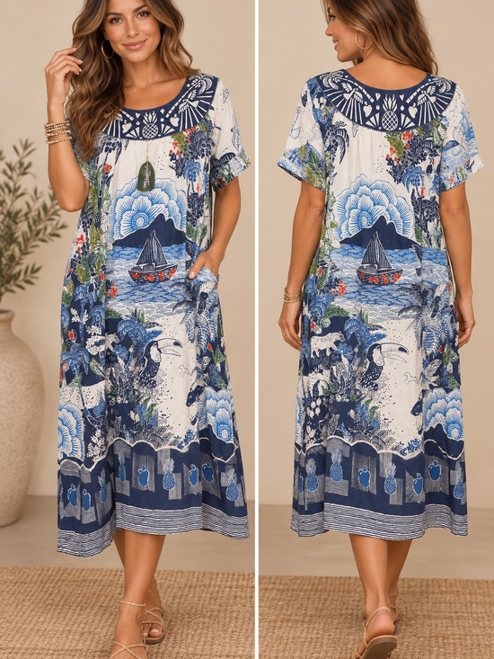 FARM Rio Dresses & Skirts - FARM Rio Graphic Rio Maxi Dress